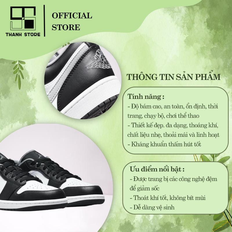 [CHÍNH HÃNG] Giày Thể Thao Nam Nữ Trắng Giày Nike Air Jordan 1 Low ‘Smoke Grey V3’ 553558-040 _ hàng xuất khẩu thời trang - Sneaker Sport - NAJ1BM