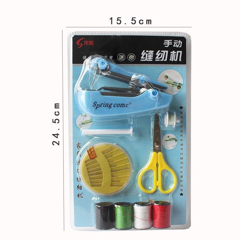 FreeShiping Mini manual sewing machine easy to carry at home and travel Multi functional mini portable sewing machine